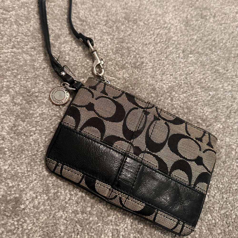 Y2K coach wristlet